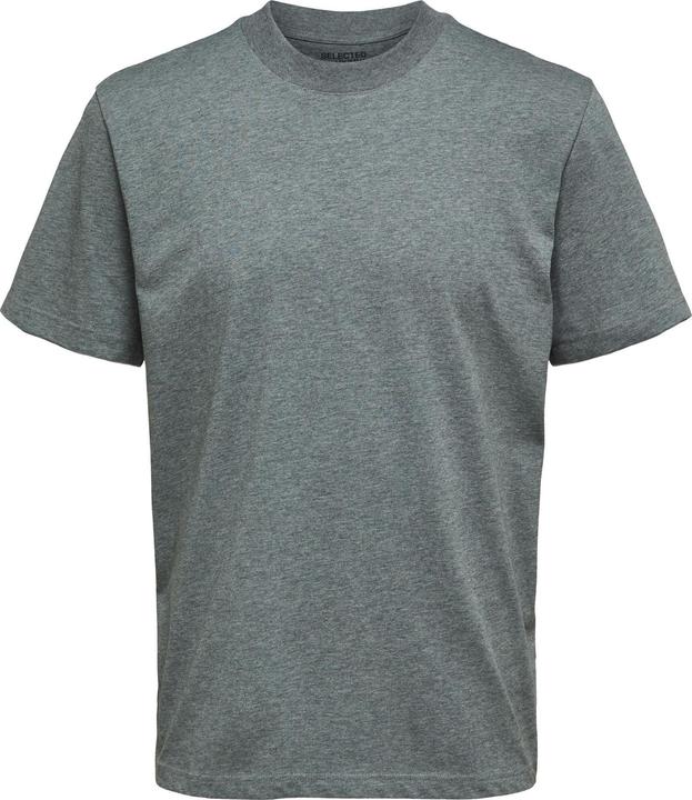 Selected Homme Stehkragen Bio-Baumwoll T-Shirt (L)