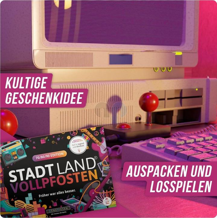 Actual product image Denkriesen STADT LAND VOLLPFOSTEN® A4 - 70/80/90 EDITION " Everything used to be better". (German)