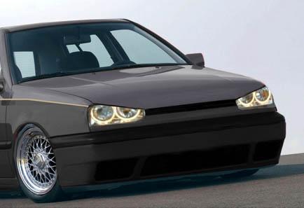 Produktbild Depo VW Golf 3 - Scheinwerfer Angel Eyes ()