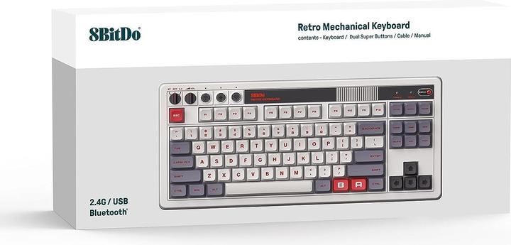 Actual product image 8bitdo Mechanical keyboard N Edition (Italian keyboard layout) (IT, Wireless, Cable)