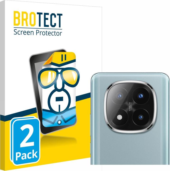 Immagine prodotto BROTECT Pellicola Trasparente (2 Pezzo/i, Xiaomi Redmi Note 14 Pro)