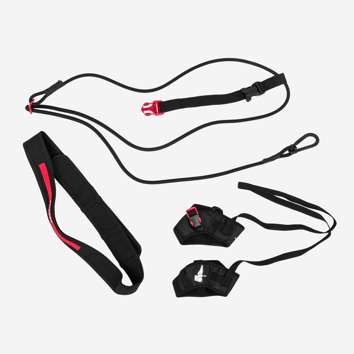 Actual product image Nabaiji Schwimmstrippe Schwimmen auf der Stelle - schwarz/rot