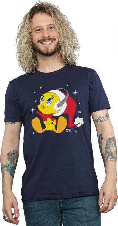 Immagine prodotto Looney Tunes Christmas Tweety Maglietta Uomo (XL)
