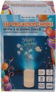Image du produit Ootb Bougie de projection LED "Célébrations, 8 x 15 cm (8 x)