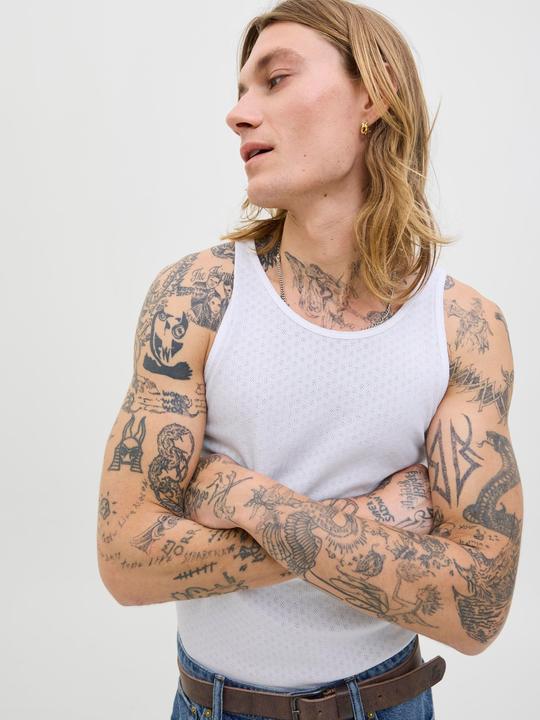 Immagine prodotto Jack & Jones Einfarbig Rundhalsausschnitt Tanktop Tanktop (XS)