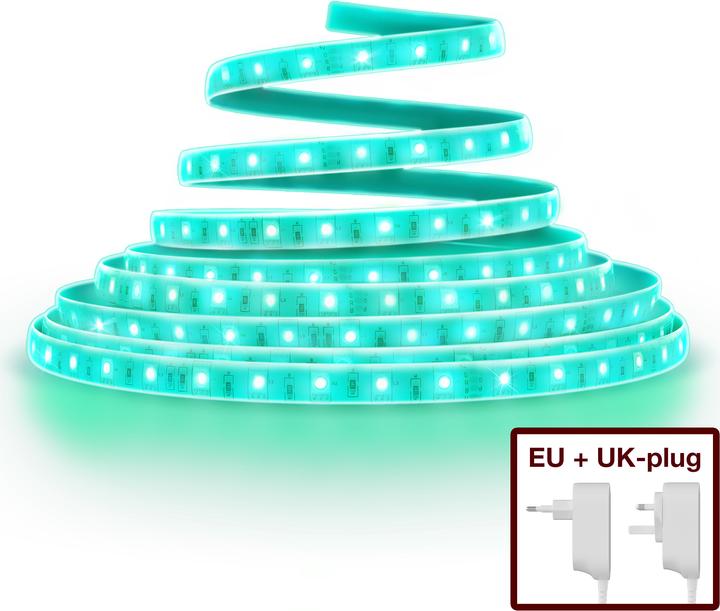 Actual product image Innr Smart Flex Light Strip FL 120 C (Warm white, Neutral White, Cold White, RGBW, 200 cm, Indoor)
