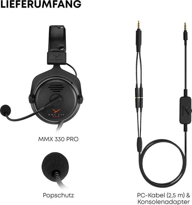 Image du produit Beyerdynamic MMX 330 Pro (Filaire)