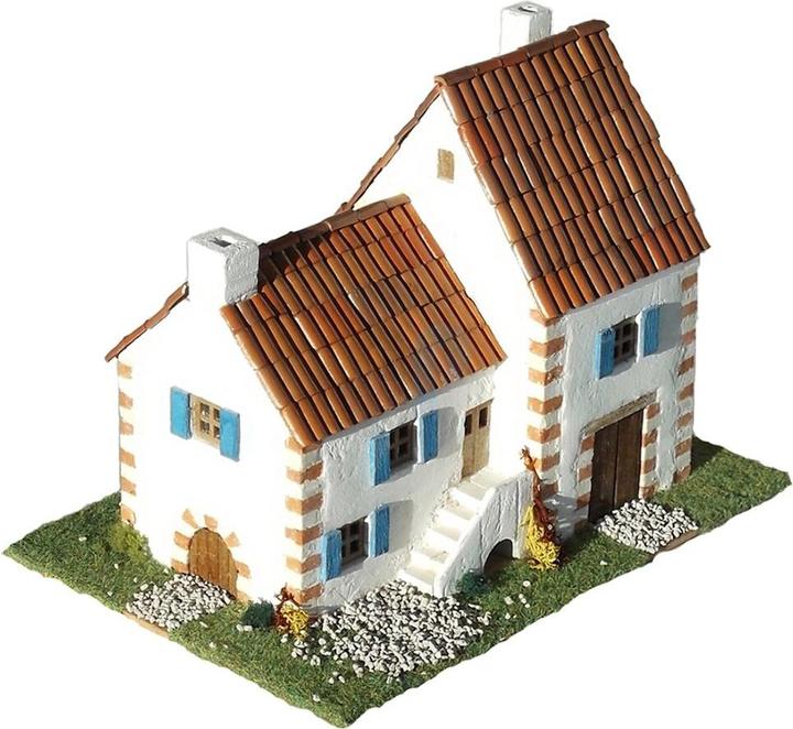 Immagine prodotto Block Cuit. Kit modello 3D in ceramica - Casa tipica della Repubblica Ceca (26 x 13 x 22 cm)