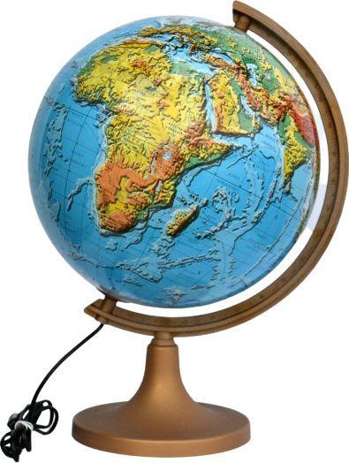 Actual product image Zachem Globe 320 physical 3D, illuminated (32 cm)