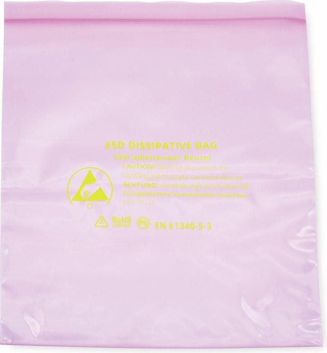 Actual product image Quadrios ESD bag (L x W) 250 mm x 300 mm conductive ESD code letter D 10 pcs. (10 Piece)
