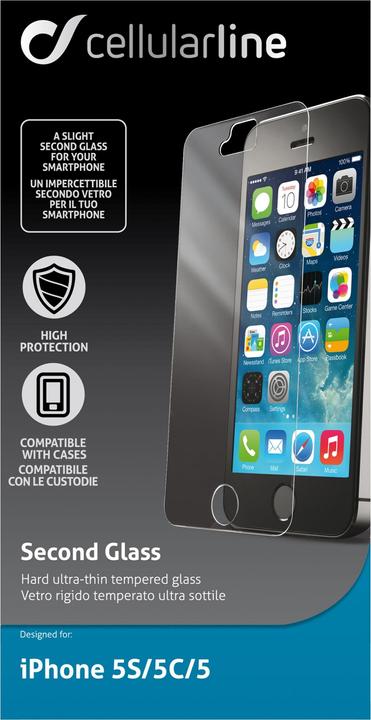 Actual product image Cellularline Second Glass Ultra (1 Piece)