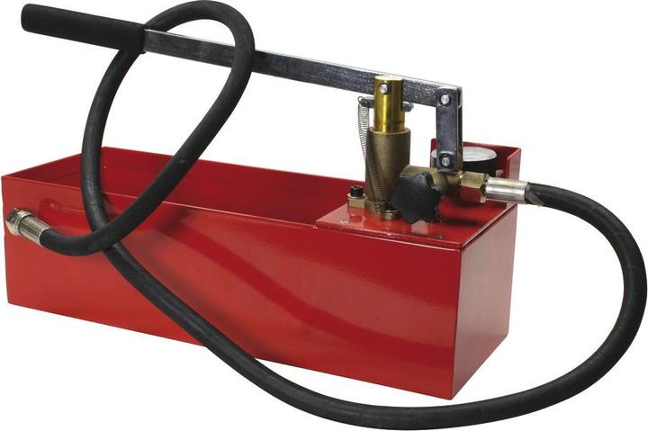 Actual product image Dönges Pressure test pump with 1 dial gauge, operating pressure up to 60 bar, connection 1/2".