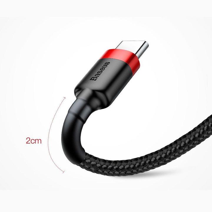 Actual product image Baseus Cafule USB A – USB-C (3 m, USB 2.0, 15 W)