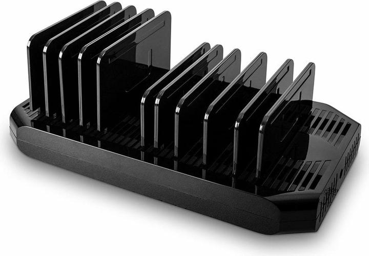 Produktbild Lindy 120W 10 Port USB-Ladestation Zum gleichzeitigen Laden von bis zu 10 Tablets und/oder Smartphones (120 W)