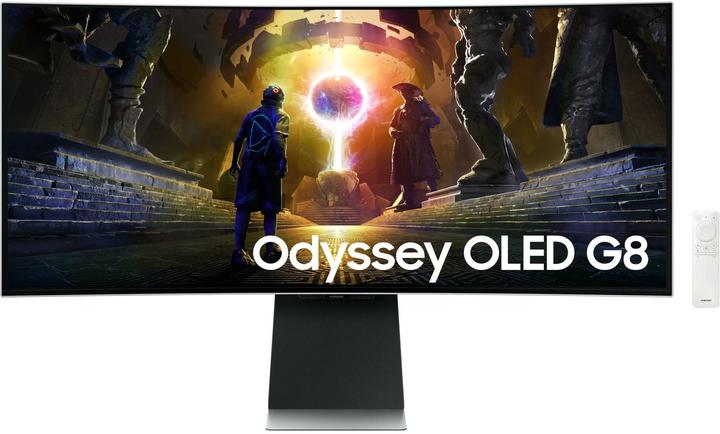 Actual product image Samsung Odyssey G8 (3440 x 1440 pixels, 34")