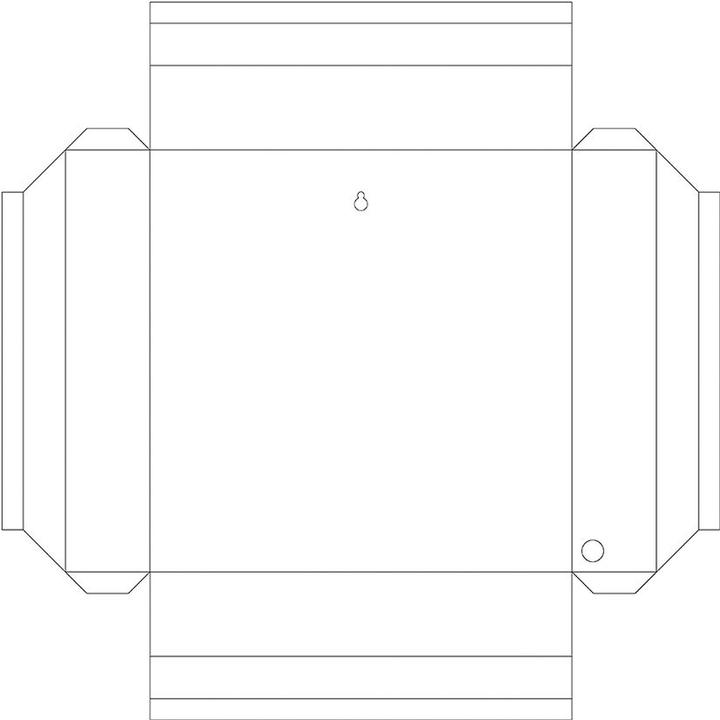Produktbild Ursus Bastelset Shadow Box Winterwald, 19 x 19 cm, 1 Stück
