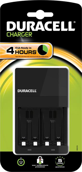 Immagine prodotto Duracell CEF14 Caricabatterie (2 pz., 1300 mAh, Batteria + Caricabatterie)