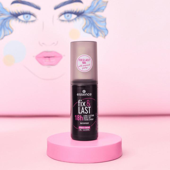 Produktbild essence Fix & Last 18h Long-Lasting Makeup Fixing Spray Transparent (Transparent)