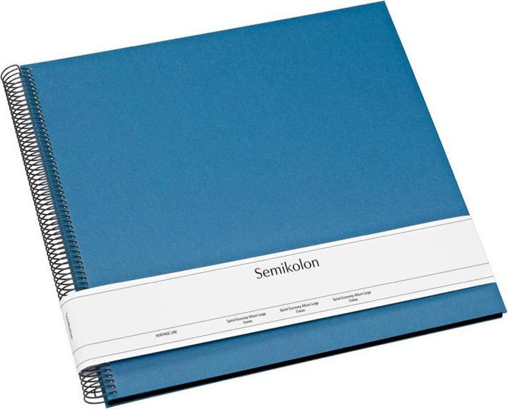 Semikolon Photo album 34.5 x 33.2 cm Blue, 50 black (10 x 15 cm, 13 x 18 cm, 9 x 13 cm)
