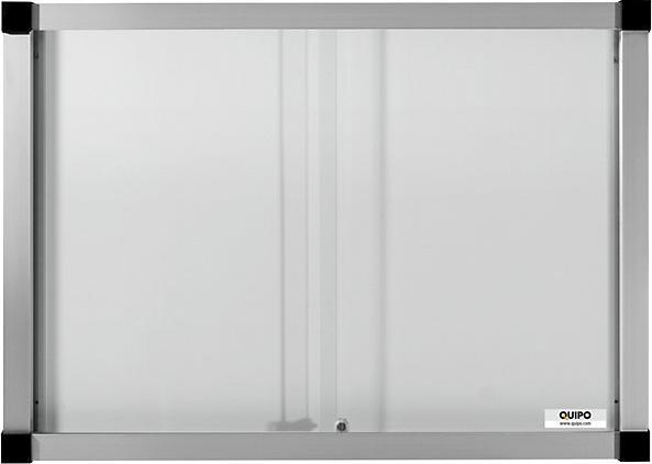 Produktbild eurokraft pro Schaukasten, Schiebetüren (Magnettafel, Pinnwand, 96.5 x 68.5 cm)