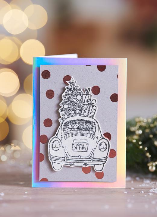 Image du produit VBS Tampon en silicone "Merry X-Mas" (Joyeux Noël)