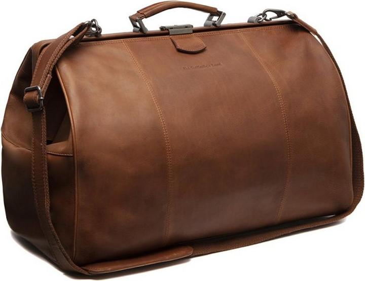 Produktbild The Vegan Cow Chesterfield Brand Leren Weekendtas Cognac Corfu (38 l)