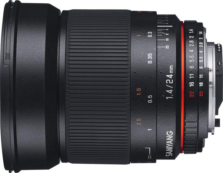 Immagine prodotto Samyang 24mm f/1.4 ED AS IF UMC - Canon EF (Canon EF, Full-frame, Micro Four Thirds, APS-C / DX)