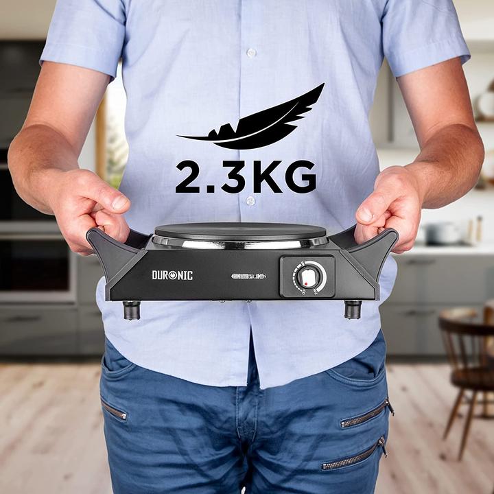 Image du produit Duronic Réchaud de camping électrique HP1 BK