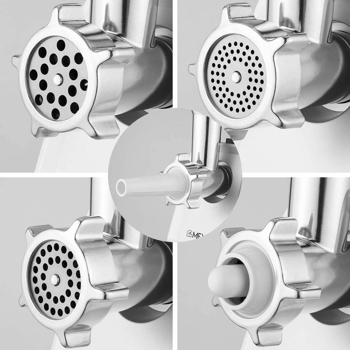 Actual product image Coocheer Stainless Steel Meat Grinder, Large
