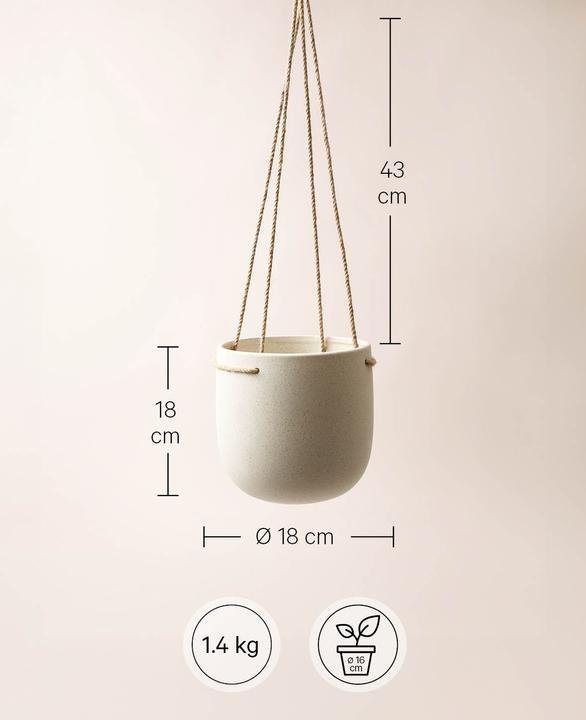 Image du produit Esmée Pot suspendu (18 cm)