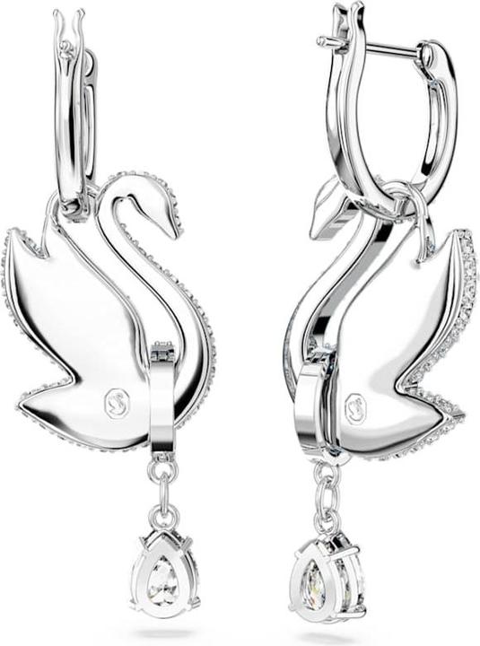 Produktbild Swarovski Iconic Swan Drop Ohrhänger Schwan Blau (Swarovski Metall)