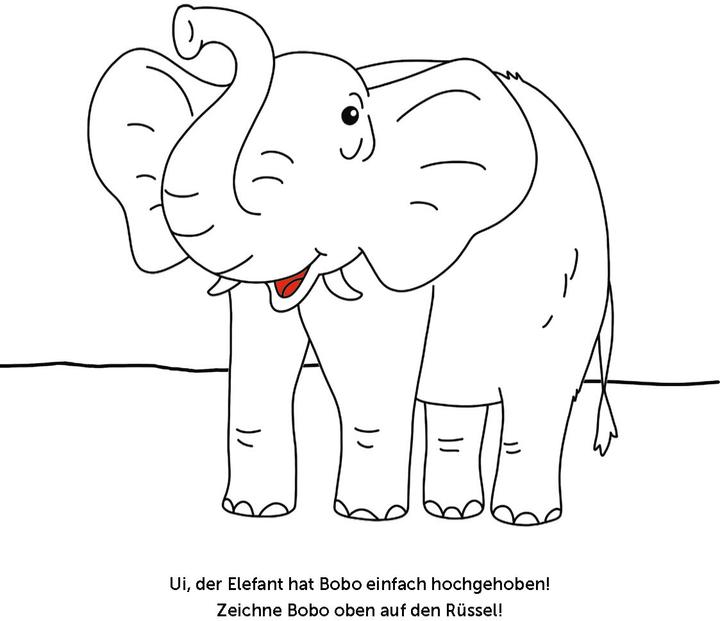 Image du produit Bobo Siebenschläfer Malbuch mit Schablone. Zeichnen und Malen für Kinder ab 4 Jahren