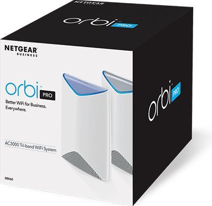 Actual product image Netgear Orbi Pro SRK60 Mesh WiFi Set