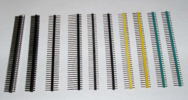 OEM Stiftleisten-Spezial-Set 10 Stk. 40Pin-Stiftleisten in 7 V
