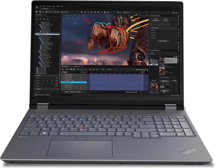 Image du produit Lenovo ThinkPad P16 Gen 2 (16", Intel Core i9-13980HX, 64 Go, 1000 Go, DE)