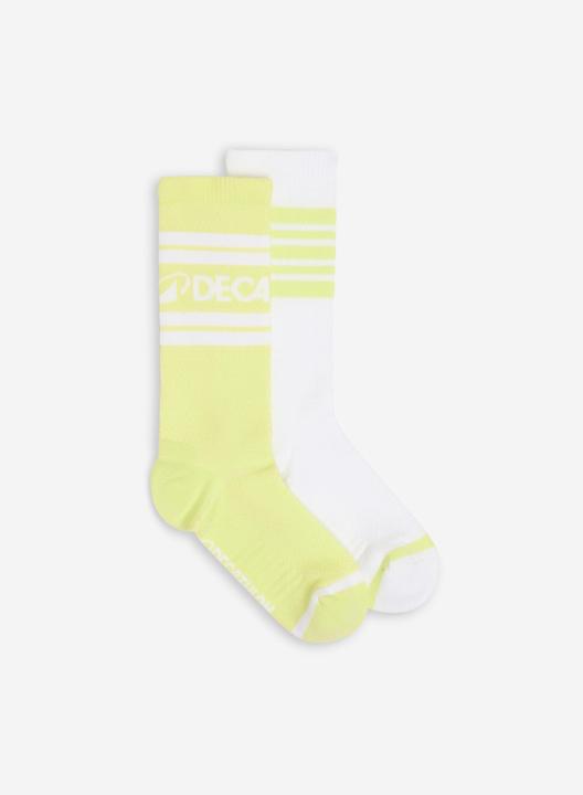 Produktbild Decathlon Socken Mid 2er-Pack - gelb/weiss (35, 38)