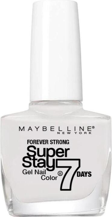 Actual product image Maybelline New York GEMEY MAYBELLINE Superstay 7 Days Gel Polish 10ml 71 White Pure