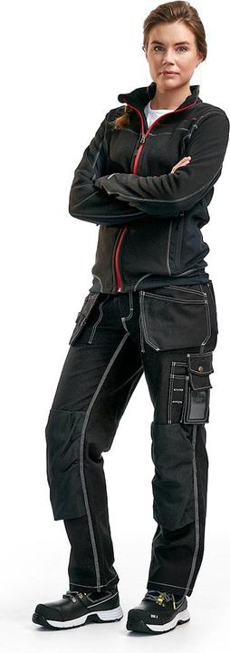 Produktbild Blakläder Damen Microfleece Jacke Modell 4924.1010 schwarz/rot (XS)