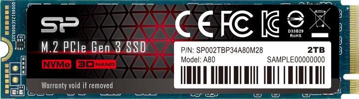 Silicon Power P34A80 (2000 GB, M.2 2280)