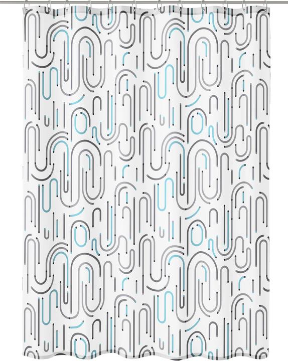 Kleine Wolke Duschvorhang Vision 180 x 200 cm, Mehrfarbig (180 x 200 cm)