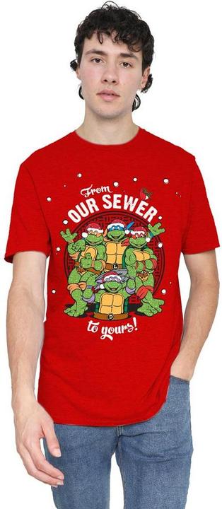 Produktbild Teenage Mutant NT Merry Christmas From Our Sewer TShirt (S)
