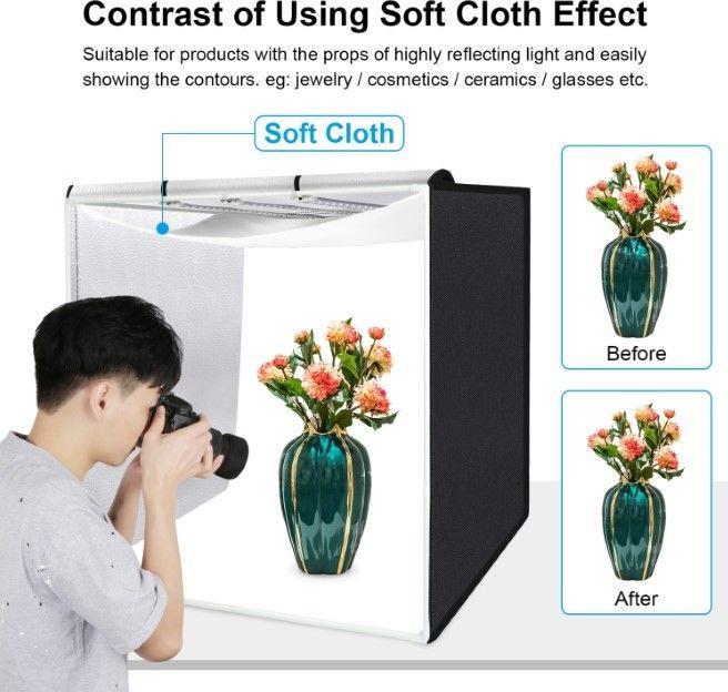 Produktbild Puluz 80cm Folding Studio Shootiung Tent Soft Box (Aufnahmebox)