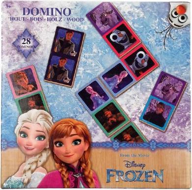 Image du produit Bekos Disney Frozen - La Reine des Glaces Jeu de dominos en bois