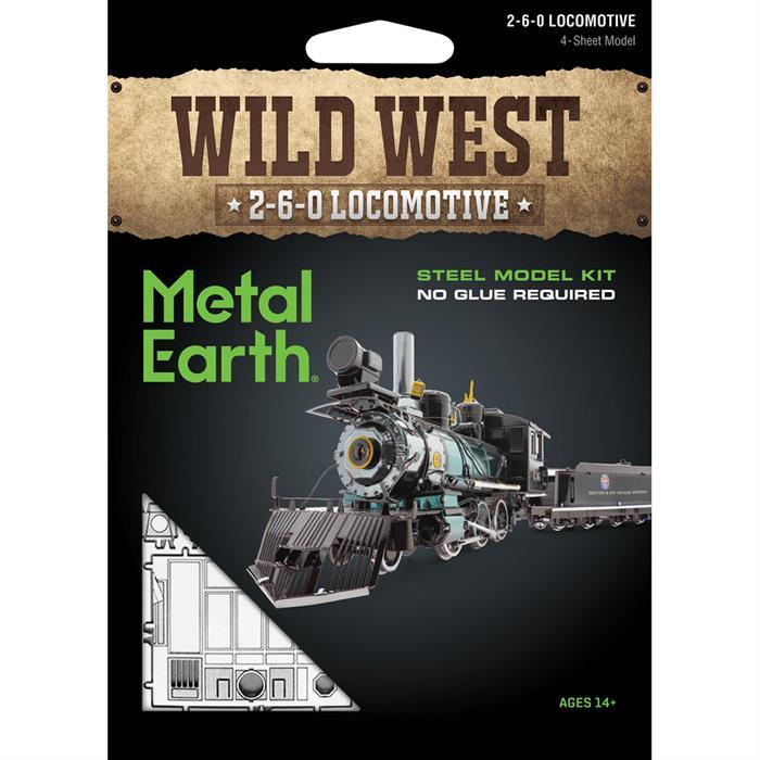Image du produit Metal Earth Far West 2-6-0 Locomotive
