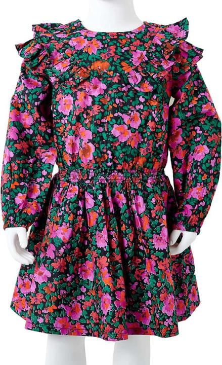 Image du produit VidaXL Robe rose vif à manches longues pour enfants 92,Matériau : 95 (92)