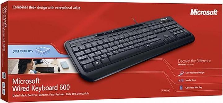 Produktbild Microsoft Wired Keyboard 600 (CH, Kabelgebunden)