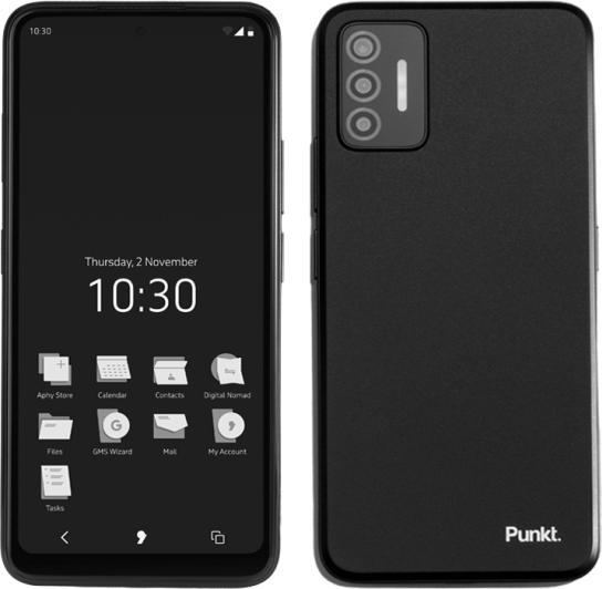 Punkt. MC02 (128 GB, Black, 6.67", Hybrid Dual SIM, 64 Mpx, 5G)
