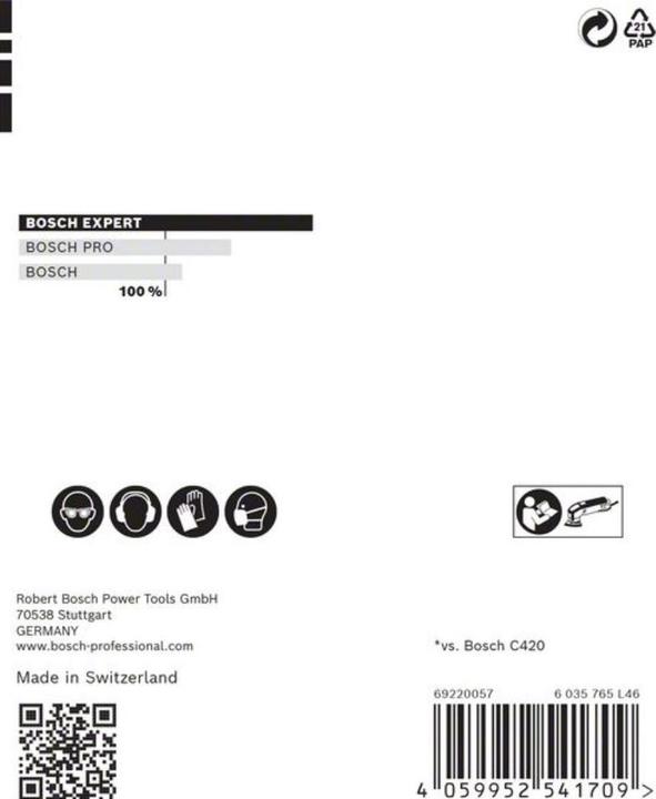 Produktbild Bosch Professional Zubehör EXPERT C470 Schleifpapier-Set für Deltaschleifer, 93 mm, G 60/120/240, 6-tlg. (60, 120, 240)