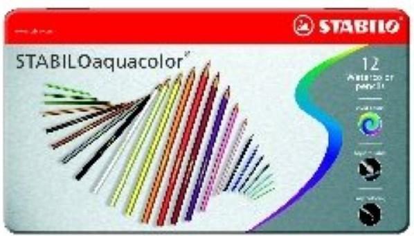 Produktbild STABILO aquacolor Aquarell-Buntstift (Mehrfarbig, 12 x)
