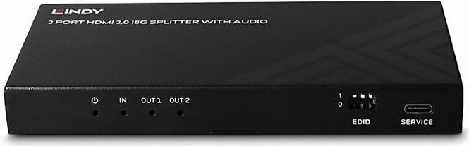Produktbild Lindy 2 Port HDMI 8K60 Splitter